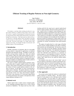 Efficient Tracking of Regular Patterns on Non