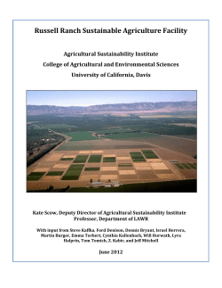 Russell Ranch Sustainable Agriculture Facility
