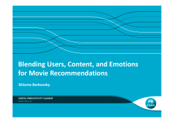 Blending Users, Content, and Emotions for Movie Recommendations