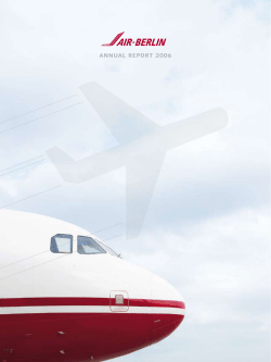 Air Berlin Annual Report 2006