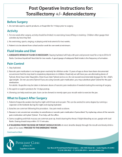 Tonsillectomy + - Physicians` Clinic of Iowa