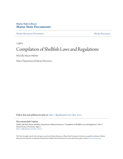 Compilation of Shellfish Laws and Regulations