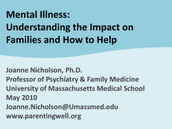 Mental Illness: Understanding the Impact on Families and How to Help