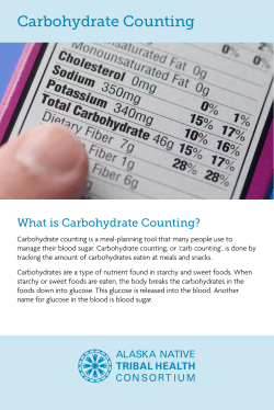 Carbohydrate Counting