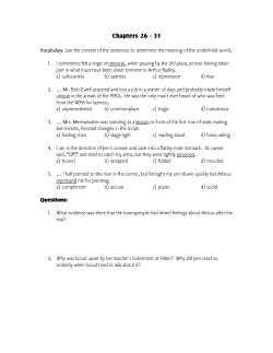 Chapters 26-31 notebook