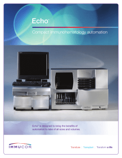 Echo ® Brochure