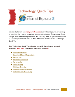 Technology Quick Tips - Olathe Public Schools