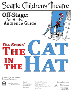 An Active Audience Guide - Dr. Seuss` The Cat in the Hat