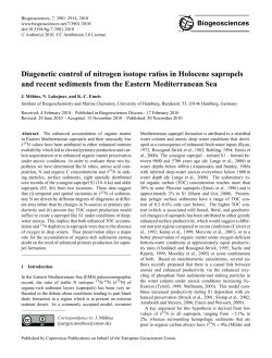 Diagenetic control of nitrogen isotope ratios in