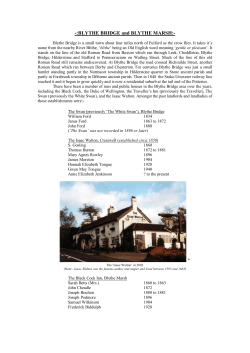 Fulford Parish - Blythe Bridge and Blythe Marsh