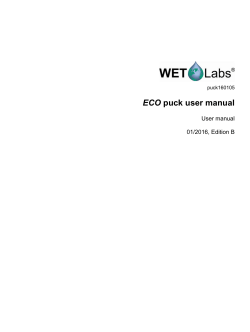 ECO puck user manual