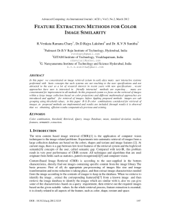 feature extraction methods for color image