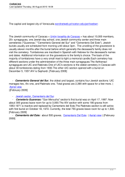 The capital and largest city of Venezuela wordnetweb.princeton.edu