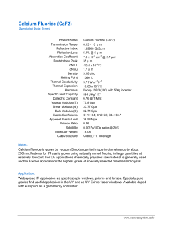 Calcium Fluoride (CaF2)