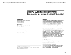 Dreamy Eyes: Exploring Dynamic Expression in