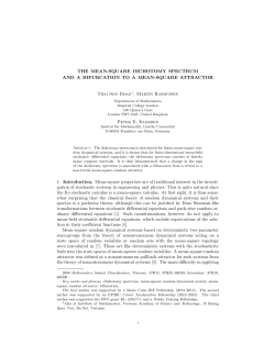 THE MEAN-SQUARE DICHOTOMY SPECTRUM AND A