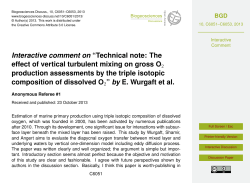 Technical note: The effect of vertical turbulent mixing on gross O2