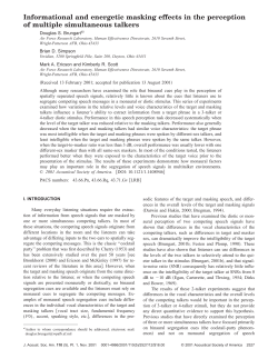 Informational and energetic masking effects in