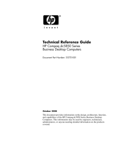 Technical Reference Guide