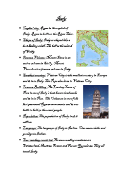 Italy is shaped lik