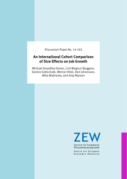 An International Cohort Comparison of Size Effects on Job
