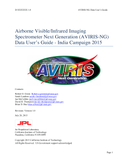 Airborne Visible/Infrared Imaging Spectrometer Next