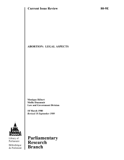 Parliamentary Research Branch