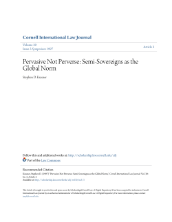 Pervasive Not Perverse: Semi-Sovereigns as the Global Norm