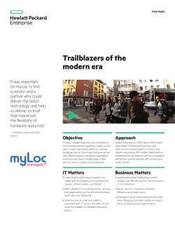 HPE Helion Cloud | IT Case Study | myLoc managed IT AG | HPE
