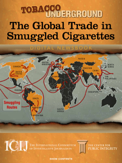 Tobacco Underground - International Consortium of Investigative