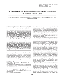 RGD-tethered Silk Substrate Stimulates the Differentiation of Human