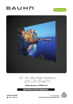 55&rdquo; 4K Ultra High Definition LED LCD Smart TV