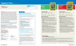 Piggyback Plants - Cengage community
