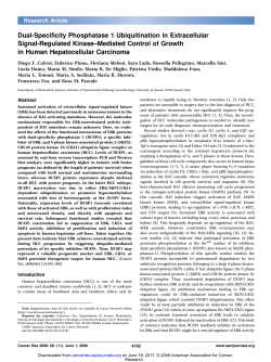 Dual-Specificity Phosphatase 1 Ubiquitination in