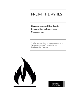 from the ashes - Ryerson University