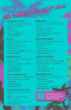 ACQUIRED TASTE (click here CATALYST 2.0