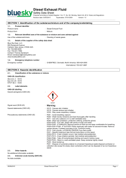 Diesel Exhaust Fluid
