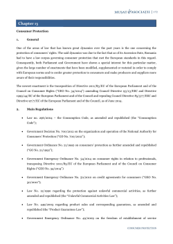 13 Consumer Protection