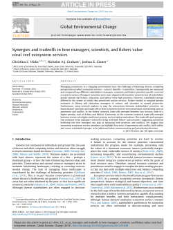 Synergies and tradeoffs in how managers, scientists, and fishers