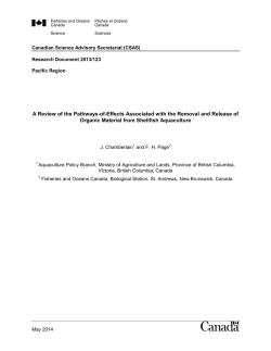 A Review of the Pathways-of-Effects Associated