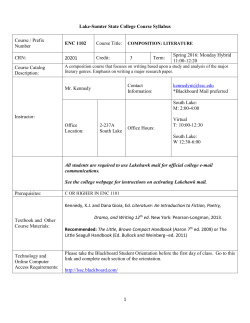 Spring 2016: Monday Hybri - Lake