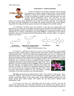 Exp 6 &ndash; Colorful Chemistry - Dr. B`s Organic Chemistry Courses