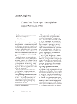 suggest futures for news? - American Academy of Arts and Sciences