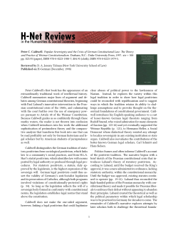 Untitled [DA Jeremy Telman on Popular Sovereignty and the - H-Net