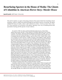 The Ghosts of Columbine in American Horror Story