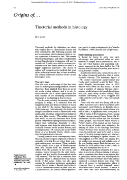 Origins of. - Journal of Clinical Pathology