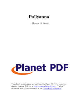 Pollyanna - Planet Publish