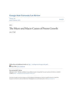 The Micro and Macro Causes of Prison Growth