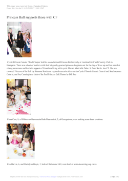 Princess Ball supports those with CF