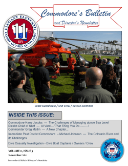 Commodore`s Bulletin